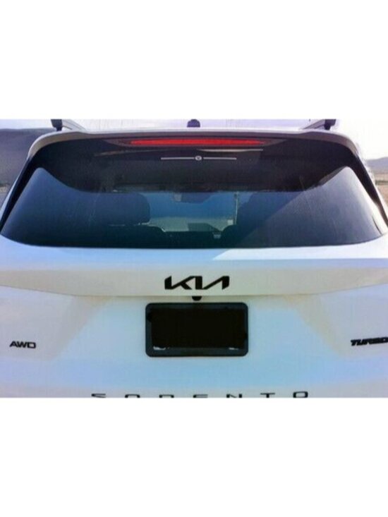 Advanced Trims Other - REAR 2022 - 2024 Kia Sorento Letters Plastic Overlay in Matte Black